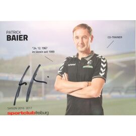 Autogramm Fussball | SC Freiburg | 2016 | Patrick BAIER