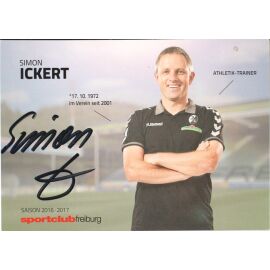 Autogramm Fussball | SC Freiburg | 2016 | Simon ICKERT