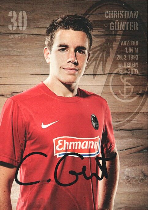 Autogramm Fussball | SC Freiburg | 2012 | Christian GÜNTER
