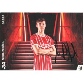 Autogramm Fussball | SC Freiburg | 2022 | Merlin RÖHL