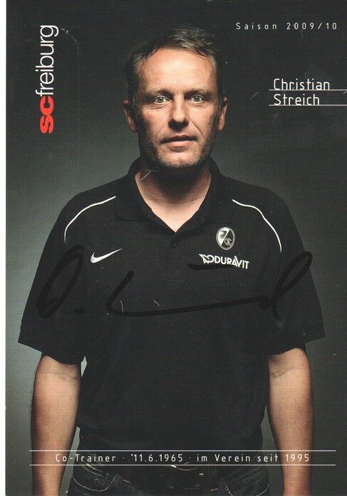 Autogramm Fussball | SC Freiburg | 2009 | Christian STREICH