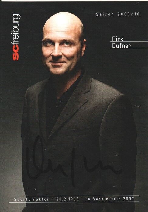 Autogramm Fussball | SC Freiburg | 2009 | Dirk DUFNER