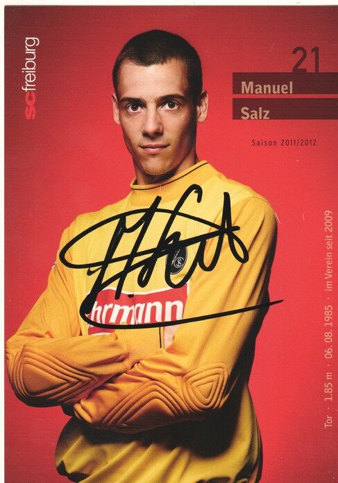 Autogramm Fussball | SC Freiburg | 2011 | Manuel SALZ
