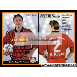 Autogramm Fussball | Bayer Leverkusen | 1998 | Robert KOVAC