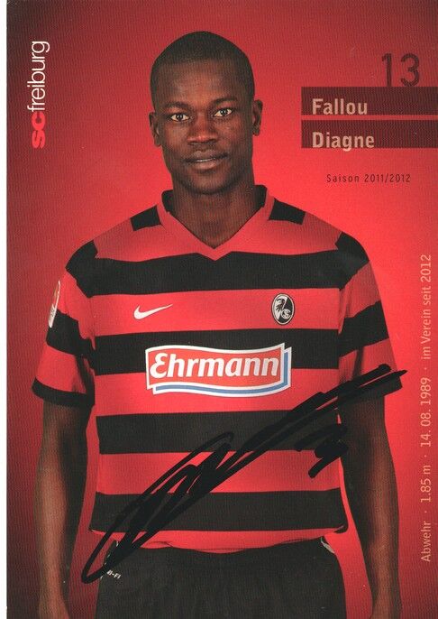 Autogramm Fussball | SC Freiburg | 2011 | Fallou DIAGNE