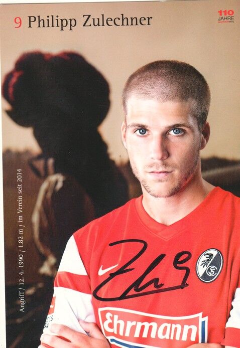 Autogramm Fussball | SC Freiburg | 2014 | Philipp ZULECHNER