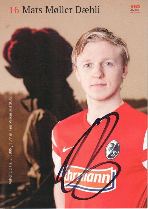 Autogramm Fussball | SC Freiburg | 2014 | Mats MOLLER DAEHLI