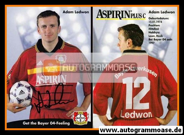 Autogramm Fussball | Bayer Leverkusen | 1998 | Adam LEDWON