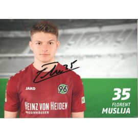 Autogramm Fussball | Hannover 96 | 2018 | Florent MUSLIJA