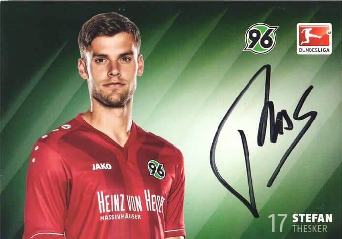 Autogramm Fussball | Hannover 96 | 2014 | Stefan THESKER