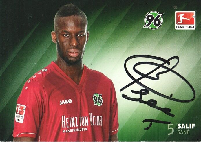 Autogramm Fussball | Hannover 96 | 2014 | Salif SANE