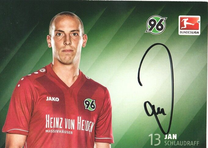 Autogramm Fussball | Hannover 96 | 2014 | Jan SCHLAUDRAFF