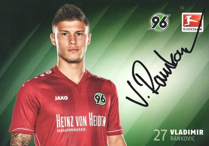 Autogramm Fussball | Hannover 96 | 2014 | Vladimir RANKOCVIC