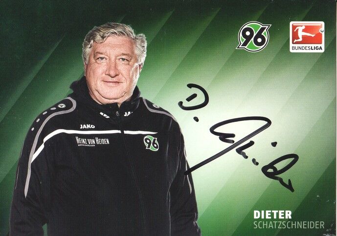 Autogramm Fussball | Hannover 96 | 2014 | Dieter SCHATZSCHNEIDER