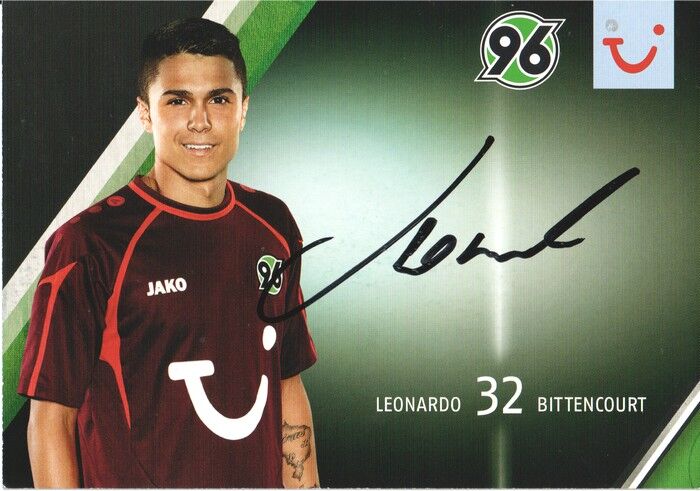 Autogramm Fussball | Hannover 96 | 2013 | Leonardo BITTENCOURT