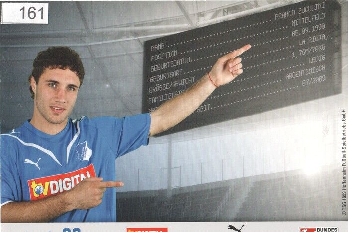 Autogramm Fussball | TSG 1899 Hoffenheim | 2009 | Franco ZUCULINI