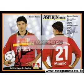 Autogramm Fussball | Bayer Leverkusen | 1998 | Zoran MAMIC