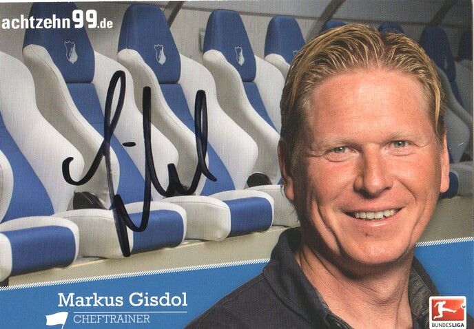 Autogramm Fussball | TSG 1899 Hoffenheim | 2013 | Markus GISDOL