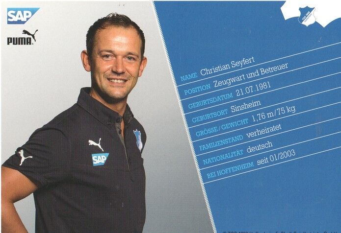 Autogramm Fussball | TSG 1899 Hoffenheim | 2013 | Christian SEYFERT