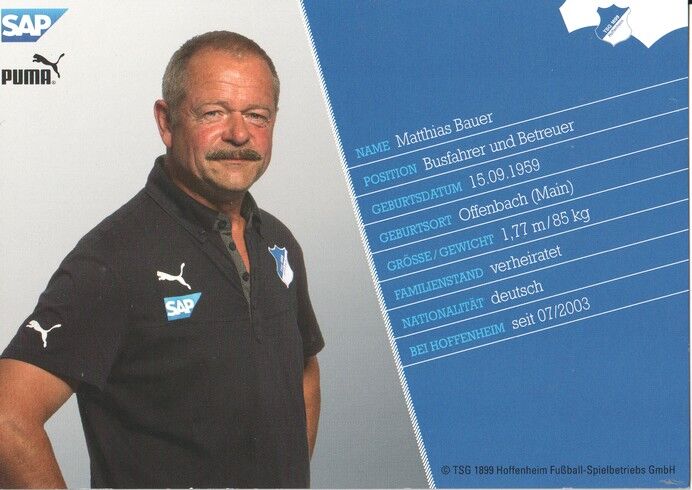 Autogramm Fussball | TSG 1899 Hoffenheim | 2013 | Matthias BAUER