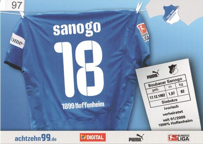 Autogramm Fussball | TSG 1899 Hoffenheim | 2008 | Boubacar SANOGO