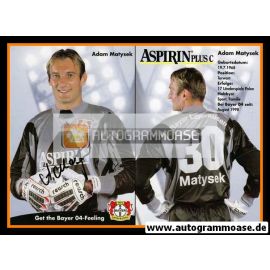Autogramm Fussball | Bayer Leverkusen | 1998 | Adam MATYSEK