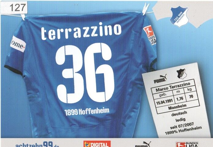 Autogramm Fussball | TSG 1899 Hoffenheim | 2008 | Marco TERRAZZINO