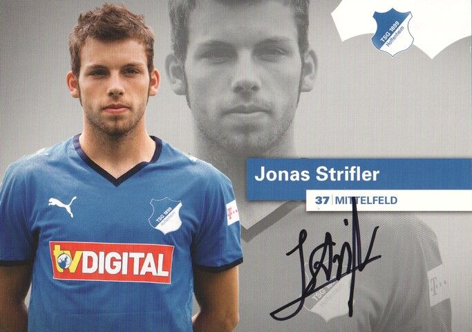 Autogramm Fussball | TSG 1899 Hoffenheim | 2008 | Jonas STRIFLER