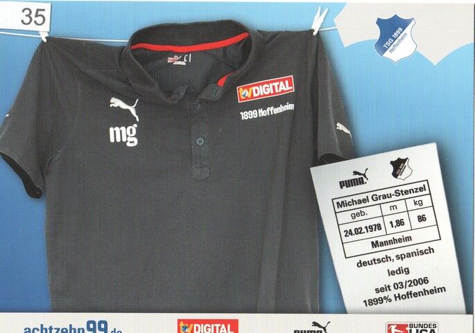 Autogramm Fussball | TSG 1899 Hoffenheim | 2008 | Michael GRAU-STENZEL