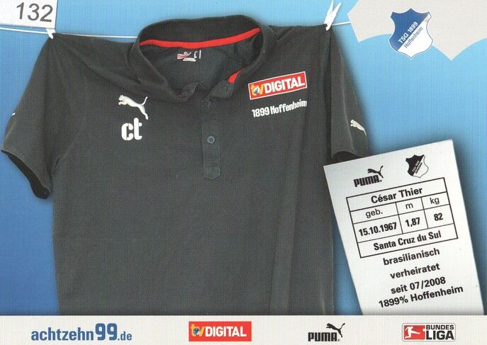 Autogramm Fussball | TSG 1899 Hoffenheim | 2008 | Cesar THIER