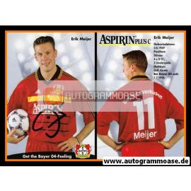 Autogramm Fussball | Bayer Leverkusen | 1998 | Erik MEIJER