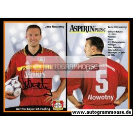 Autogramm Fussball | Bayer Leverkusen | 1998 | Jens NOWOTNY