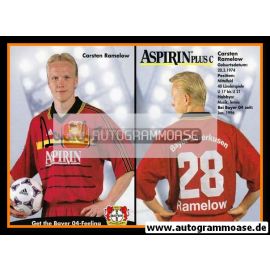Autogramm Fussball | Bayer Leverkusen | 1998 | Carsten RAMELOW