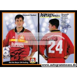 Autogramm Fussball | Bayer Leverkusen | 1998 | Daryoush YAZDANI