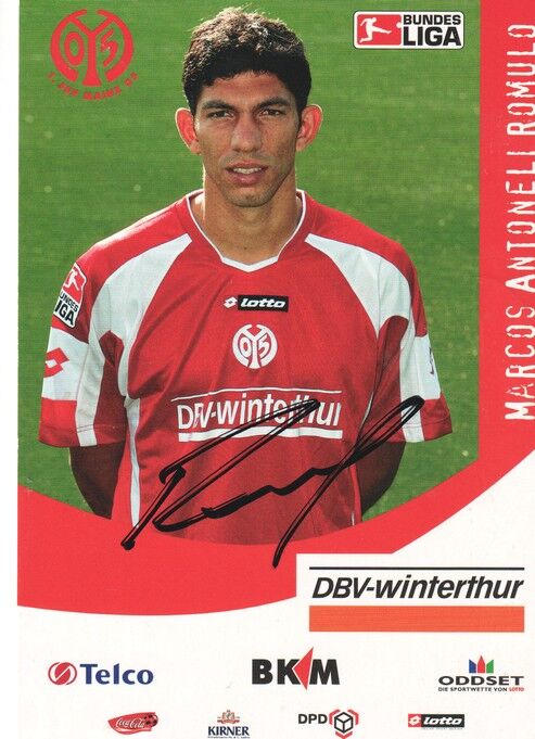 Autogramm Fussball | FSV Mainz 05 | 2005 | Marcos ROMULO