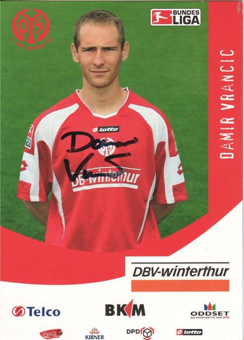 Autogramm Fussball | FSV Mainz 05 | 2005 | Damir VRANCIC