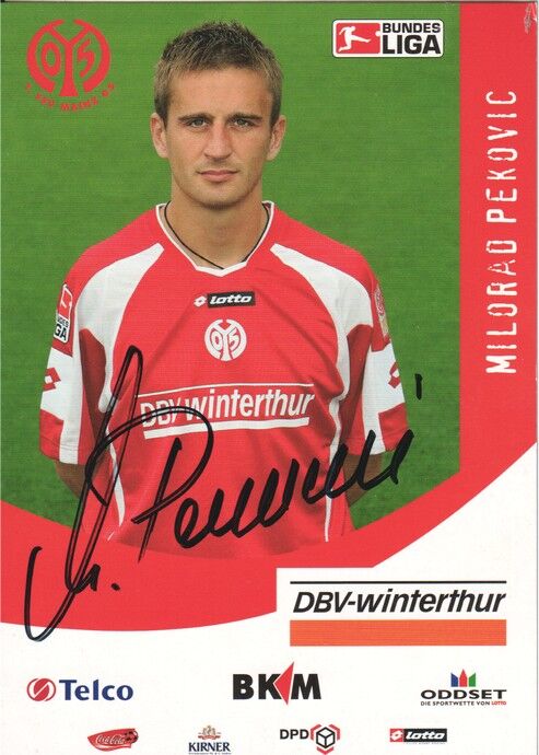 Autogramm Fussball | FSV Mainz 05 | 2005 | Milorad PEKOVIC