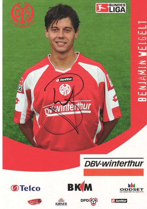Autogramm Fussball | FSV Mainz 05 | 2005 | Benjamin WEIGELT
