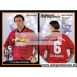 Autogramm Fussball | Bayer Leverkusen | 1998 | Boris ZIVKOVIC