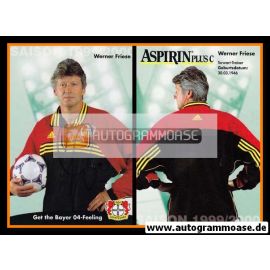 Autogramm Fussball | Bayer Leverkusen | 1999 | Werner FRIESE