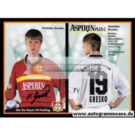 Autogramm Fussball | Bayer Leverkusen | 1999 | Vratislav GRESKO