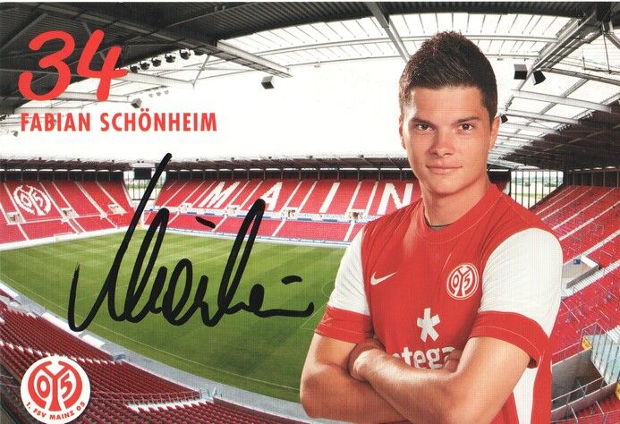 Autogramm Fussball | FSV Mainz 05 | 2011 | Fabian SCHÖNHEIM