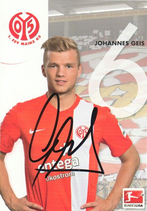 Autogramm Fussball | FSV Mainz 05 | 2013 | Johannes GEIS