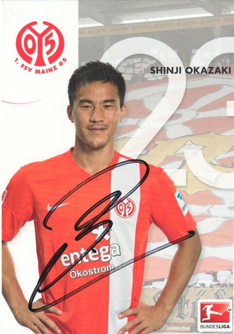 Autogramm Fussball | FSV Mainz 05 | 2013 | Shinji OKAZAKI