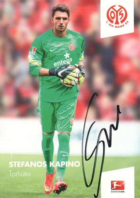 Autogramm Fussball | FSV Mainz 05 | 2014 | Stefanos KAPINO