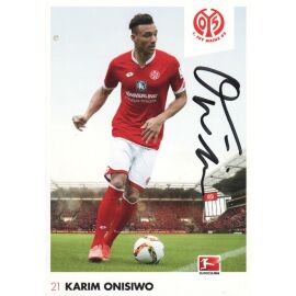 Autogramm Fussball | FSV Mainz 05 | 2015 | Karim ONISIWO