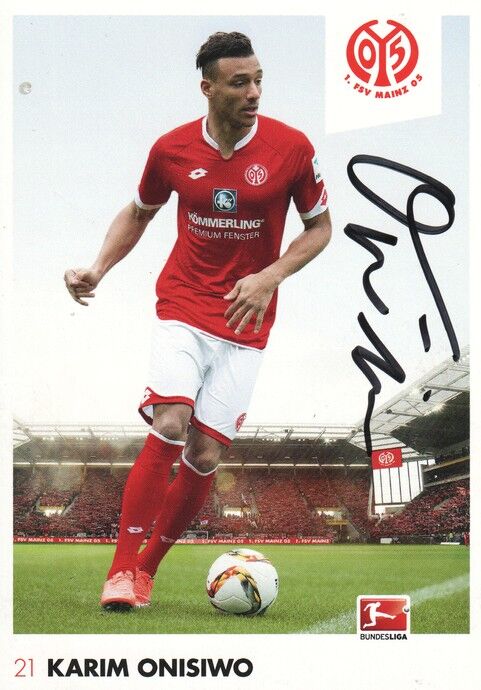 Autogramm Fussball | FSV Mainz 05 | 2015 | Karim ONISIWO