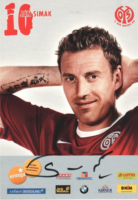 Autogramm Fussball | FSV Mainz 05 | 2010 | Jan SIMAK