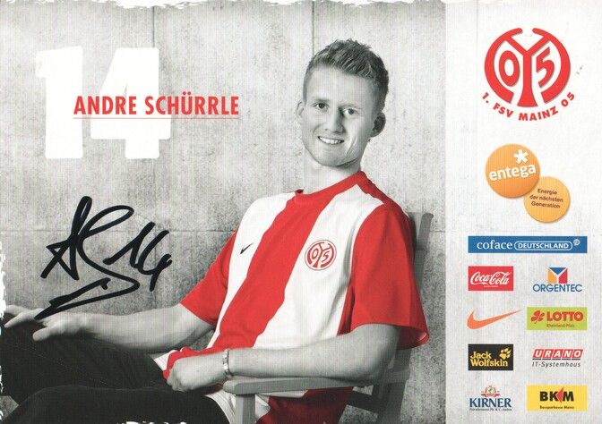Autogramm Fussball | FSV Mainz 05 | 2009 | Andre SCHÜRRLE