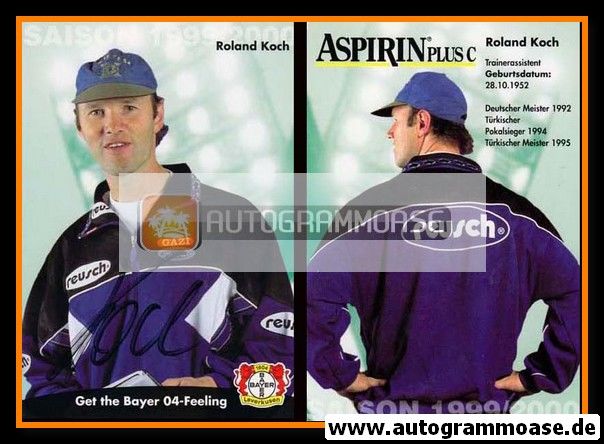 Autogramm Fussball | Bayer Leverkusen | 1999 | Roland KOCH